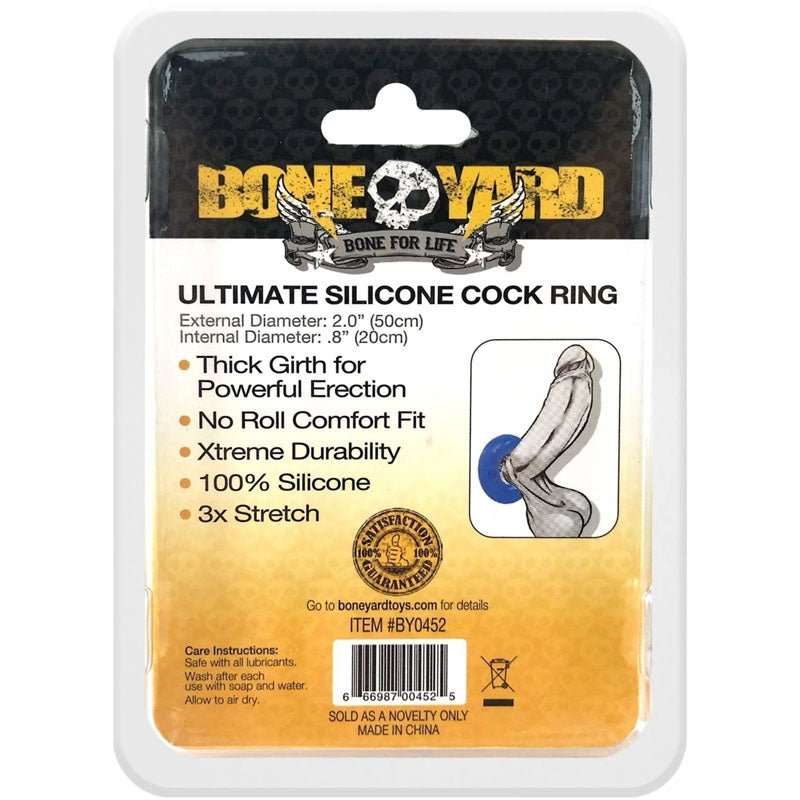 Boneyard Ultimate Silicone Cock Ring 50mm Premium Adult Sex Toy COCK RINGS