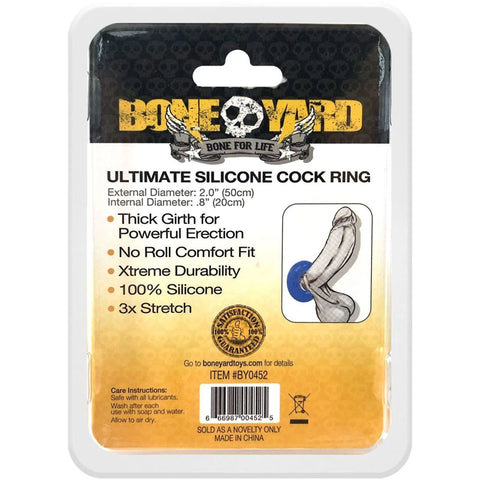 Boneyard Ultimate Silicone Cock Ring 50mm Premium Adult Sex Toy COCK RINGS