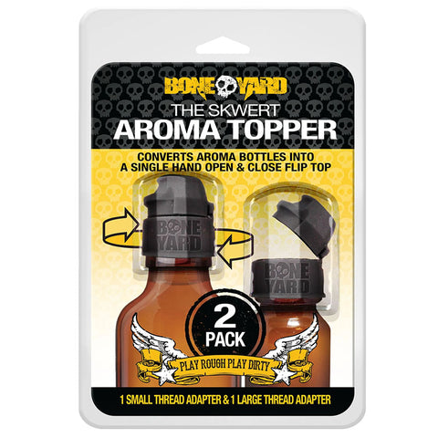 Aroma Topper 2 Pc - Small and Large Easy Flip Cap Sniffer Caps