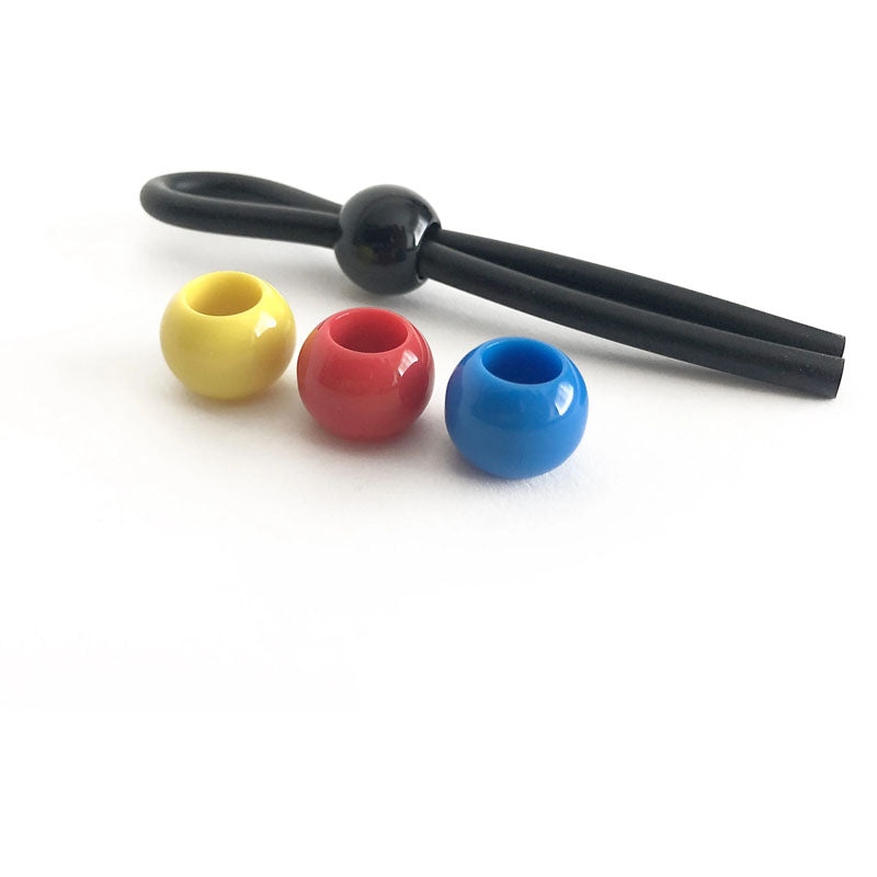 Cock Leash Single Black Adjustable Cock Ring for Enhanced Pleasure and Control > Cock Ring > Adjustable