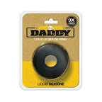 Daddy Silicone Ring Black with 3.0cm Inner Diameter > Cock Ring > Single