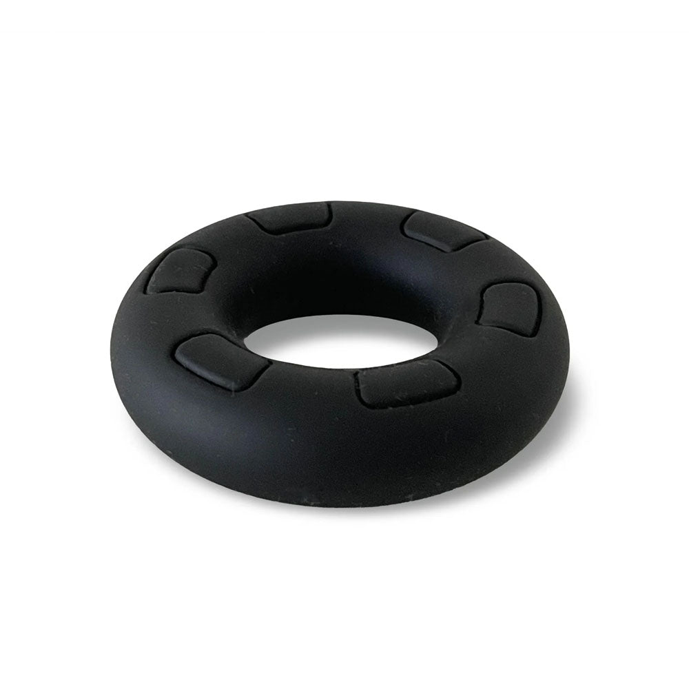 Daddy Silicone Ring Black with 3.0cm Inner Diameter > Cock Ring > Single