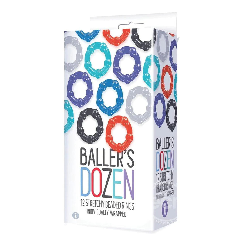 Baller's Dozen - 12 Beaded Cock Rings Secondary image