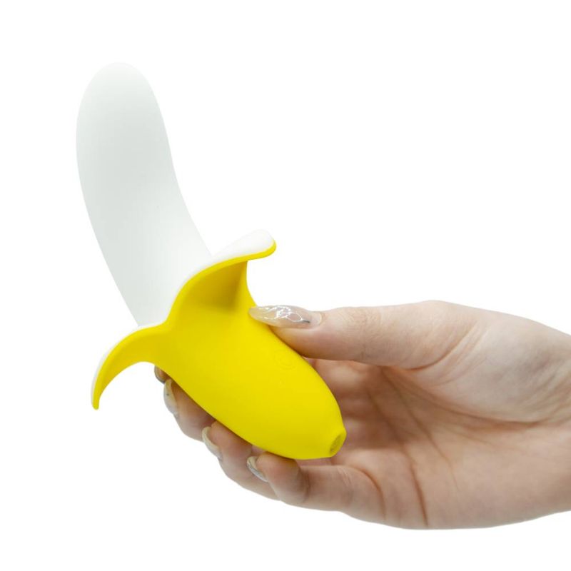 Banana Bliss 13cm Silicone Slimline Vibrator Massager Vibrators