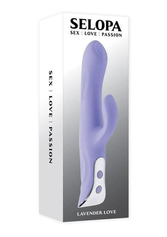 Lavender Love – Waterproof Dual Motor Rechargeable Flexible Vibrator Purple VIBRATORS-RABBIT