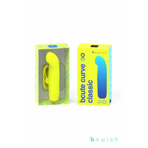 Bcute Curve Infinite Classic Citrus Yellow Waterproof Vibrator Vibrators - G Spot