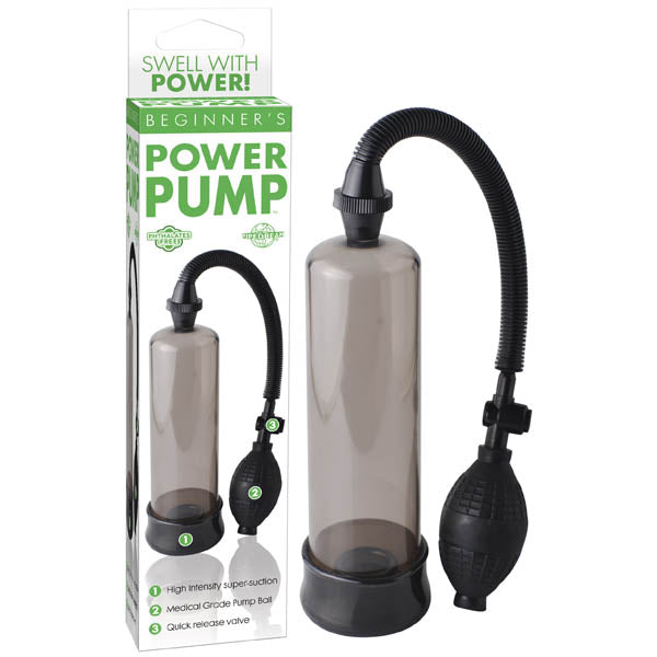 Beginner's Power Pump Smoke Penis Pump - 7.5" x 2.1" Insertable > Pumps > Penis Pumps Main image
