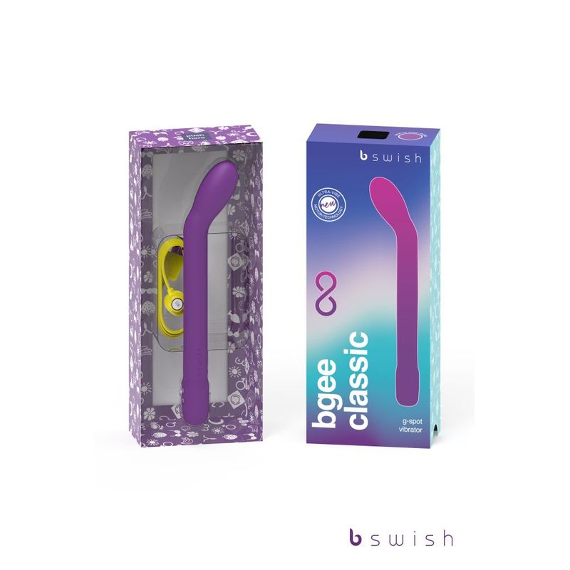 Bgee Infinite Classic Purple Waterproof Vibrator 7 Inch Secondary image