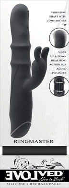 Evolved RINGMASTER 23.1cm Rabbit Vibe with 10 Speeds > Vibrators > Ladies > Rabbit