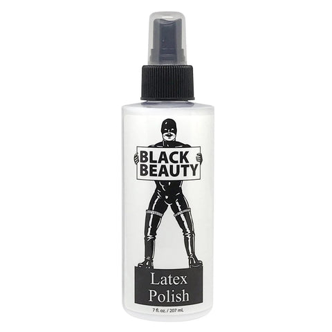 Black Beauty Latex Polish Spray Bottle 7 Ounces 207 mls Toy Cleaners