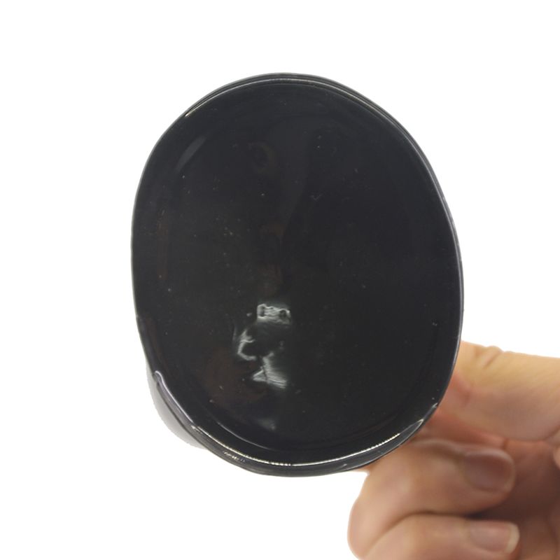 Black Tongue Shape Anal Plug Adult Intimacy Toy Soft PVC ANAL TOYS