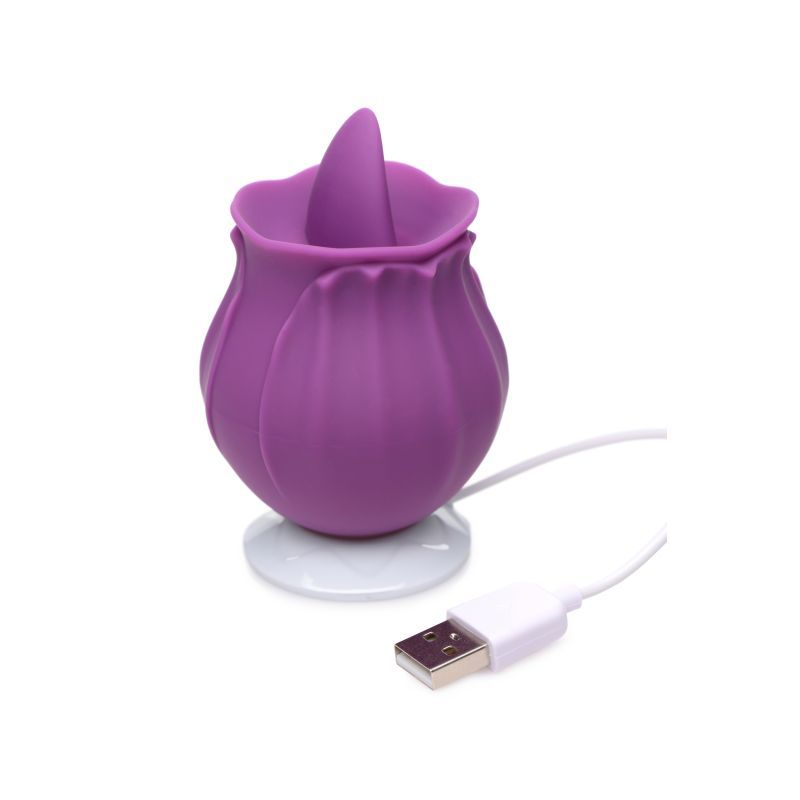 Bloomgasm Wild Violet 10X Licking Stimulator > Sex Toys For Ladies > Rose Stimulators