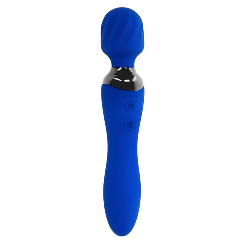 Blue Belle Double-Ended Vibrator with 7 Speeds USB Rechargeable Vibrators - G Spot