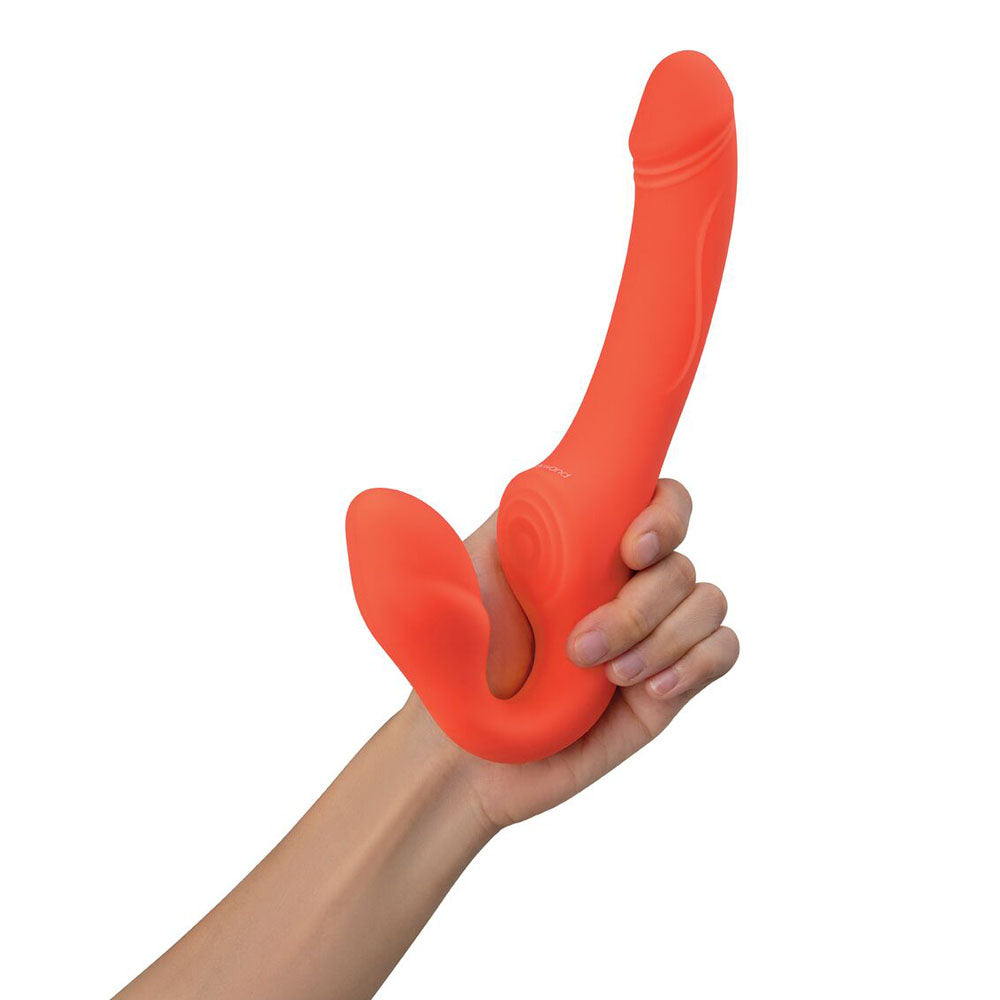 Bodywand ID Access Strapless Strap-On 15.2 cm USB Rechargeable Orange > Realistic Dildos and Vibes > Strapless Strap Ons