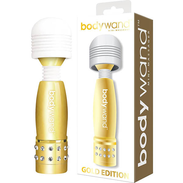 Bodywand Mini Gold Mini Massager Wand for Relaxation and Stimulation Gold Electric Massager