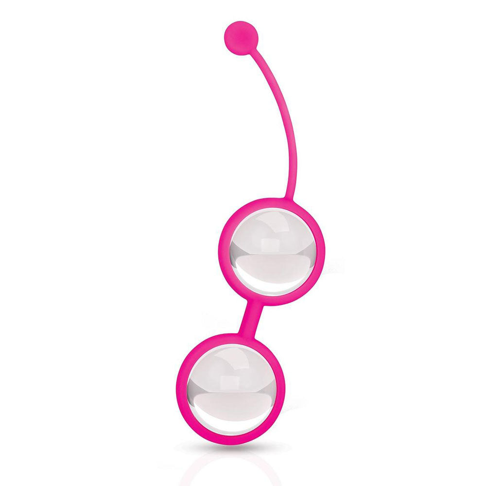 Bodywand Squeeze Crystal Kegel Toner Glass Weighted Kegel Balls Set Secondary image