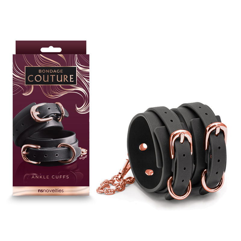 Bondage Couture Ankle Cuffs Premium Restraint Accessory > Bondage Gear > Restraints Main image