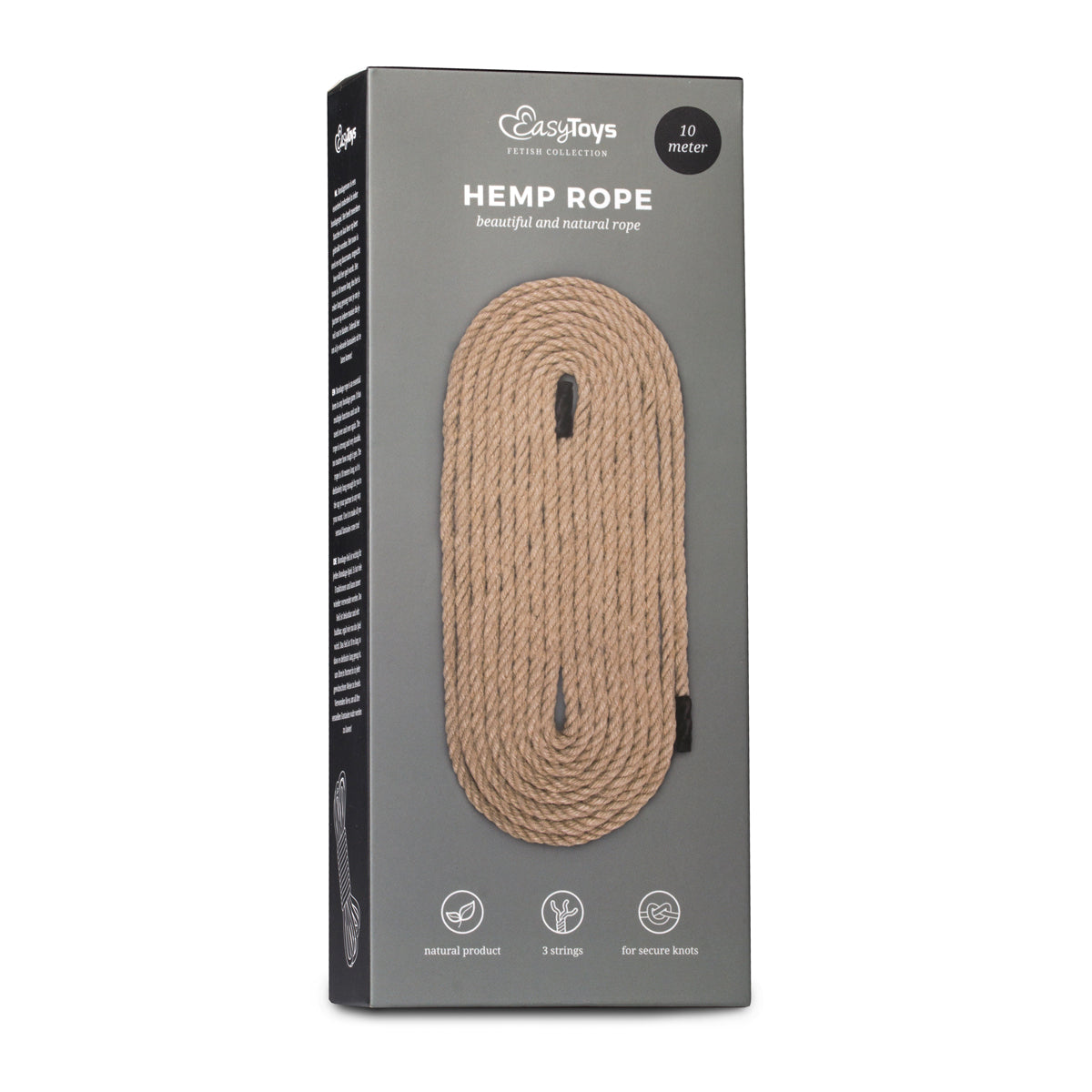 Bondage Rope Hemp 10 Meter for Intimate Adventures Default Title Rope