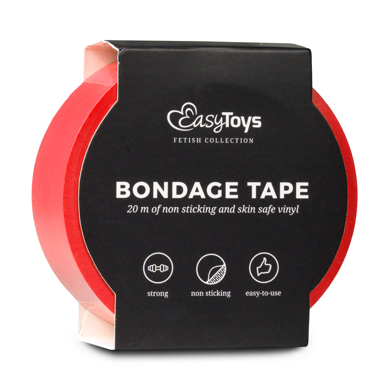 Bondage Tape in Red for Versatile Adult Play Tape