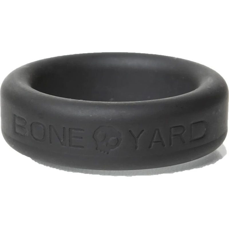Boneyard Silicone Cock Ring 30mm Black COCK RINGS