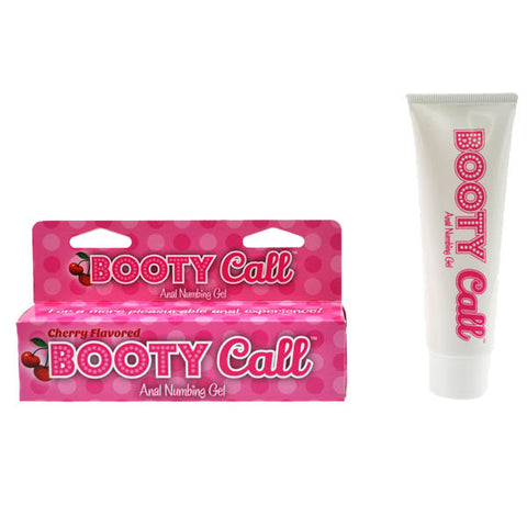 Booty Call Anal Numbing Gel Cherry 2 Ounce Anal Lubricant