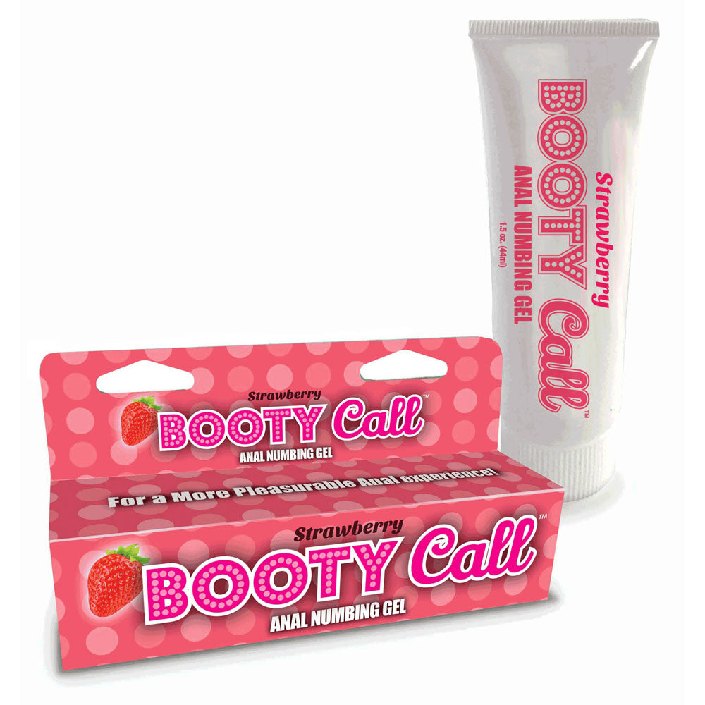 Booty Call Anal Numbing Gel Strawberry Scent 44ml Water-Based Gel > Lube > Anal Main image