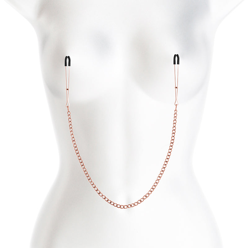 Bound Nipple Clamps - DC3 Nipple Clamps with Chain Set Nipple Clips