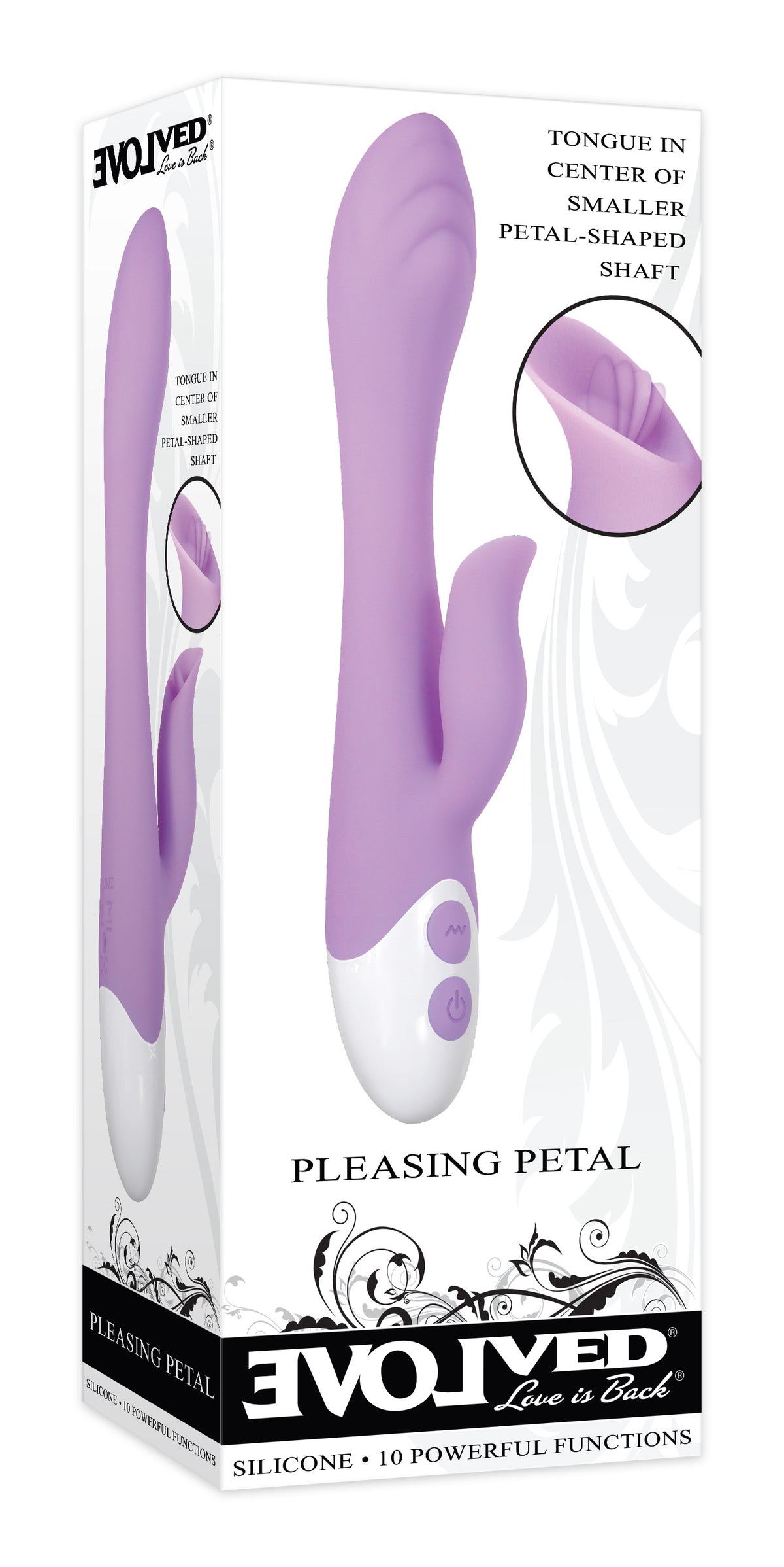 Evolved PLEASING PETAL Lilac 19.7cm Rabbit Vibrator > Vibrators > Ladies > Rabbit