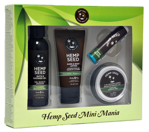 Hemp Seed Mini Mania Guavalava Lotion Kit 4 Piece Set Default Title > Essentials > Massage Gift Set