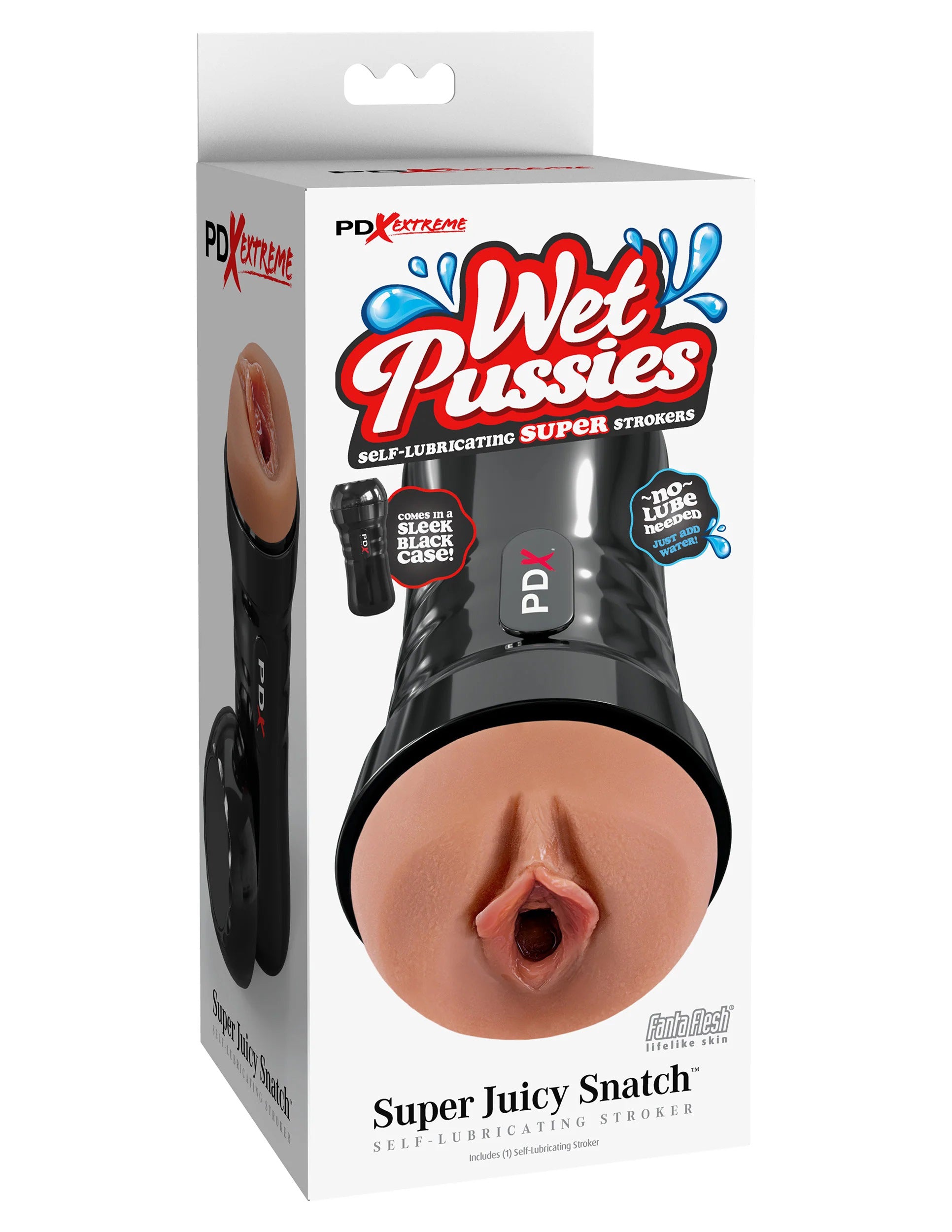 Pdx Extreme Wet Pussies Super Juicy Snatch Stroker Brown Brown Strokers - Manual