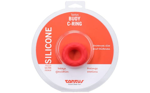Buoy C-Ring Medium Crimson 2.2 Centimeter Inner Diameter COCK RINGS