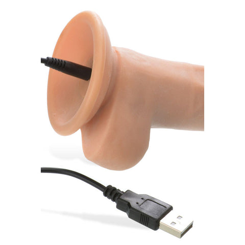 Adam & Eve Adam's True Feel (USB Rechargeable) 7 Inch Vibrating Dildo > Vibrators > Realistic Vibrators