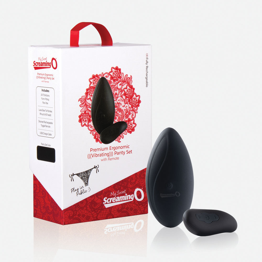 My Secret Screaming O Premium Ergonomic Remote Panty Set – Waterproof Remote-Controlled Panty Vibrator > Sex Toys For Ladies > Panty Vibes