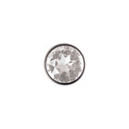Adam & Eve Clear Gem Large – Metal 9.5 cm Butt Plug > Anal Range > Butt Plugs