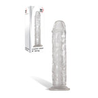 Adam & Eve Crystal 8 Inch Dong 20.3 cm – Large Dong Clear > Glass > Dildos