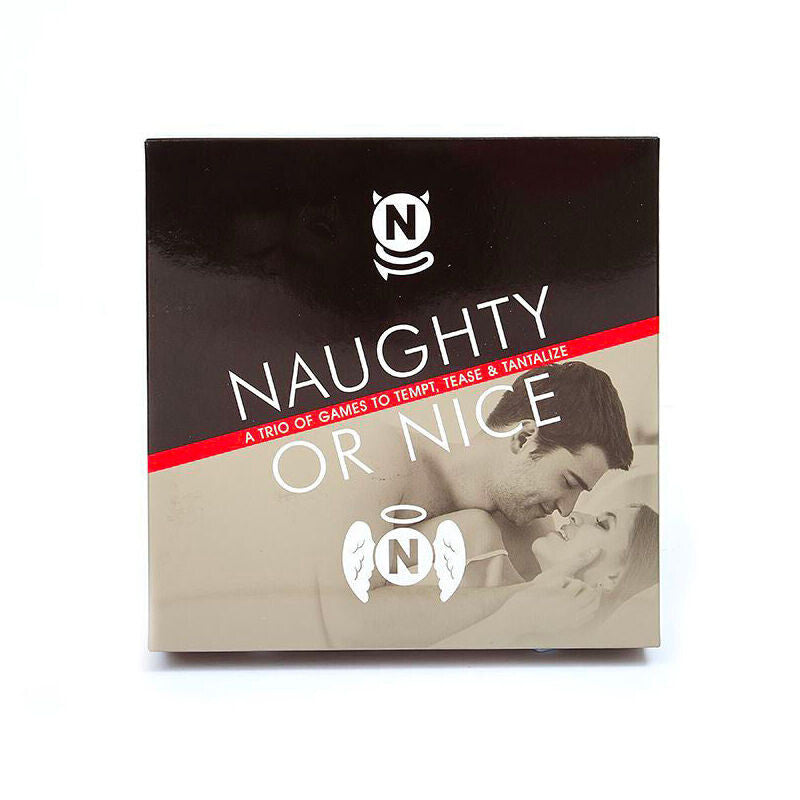 Naughty Or Nice Couples Card Game Trio For Tempting Fun Default Title Games
