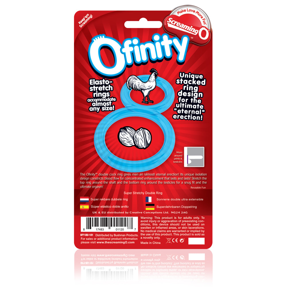 Ofinity Double Erection Ring – Stretchy Silicone Adjustable Cock Ring > Cock Ring > Single