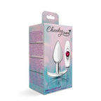 Cheeky Charms Silver Anchor Butt Plug with Clear and Pink Jewel > Anal Range > Jewel Butt Plugs