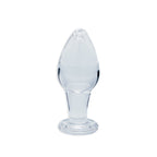 Utopian Bud Glass Butt Plug – Handcrafted Borosilicate Glass 3.5 Inch Plug > Glass > Toys