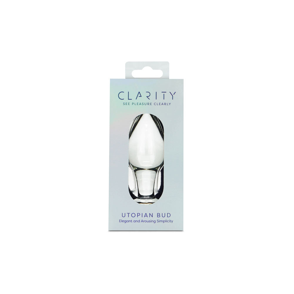 Utopian Bud Glass Butt Plug – Handcrafted Borosilicate Glass 3.5 Inch Plug > Glass > Toys