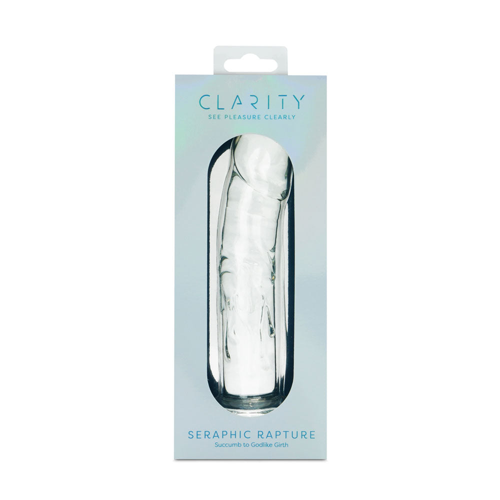Seraphic Rapture Handblown Borosilicate Glass Sculpted 7 Inch Dildo > Glass > Dildos