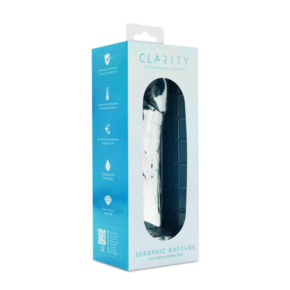 Clarity Seraphic Rapture (Clear) – 17.8 cm Sculpted Glass Dildo > Glass > Dildos