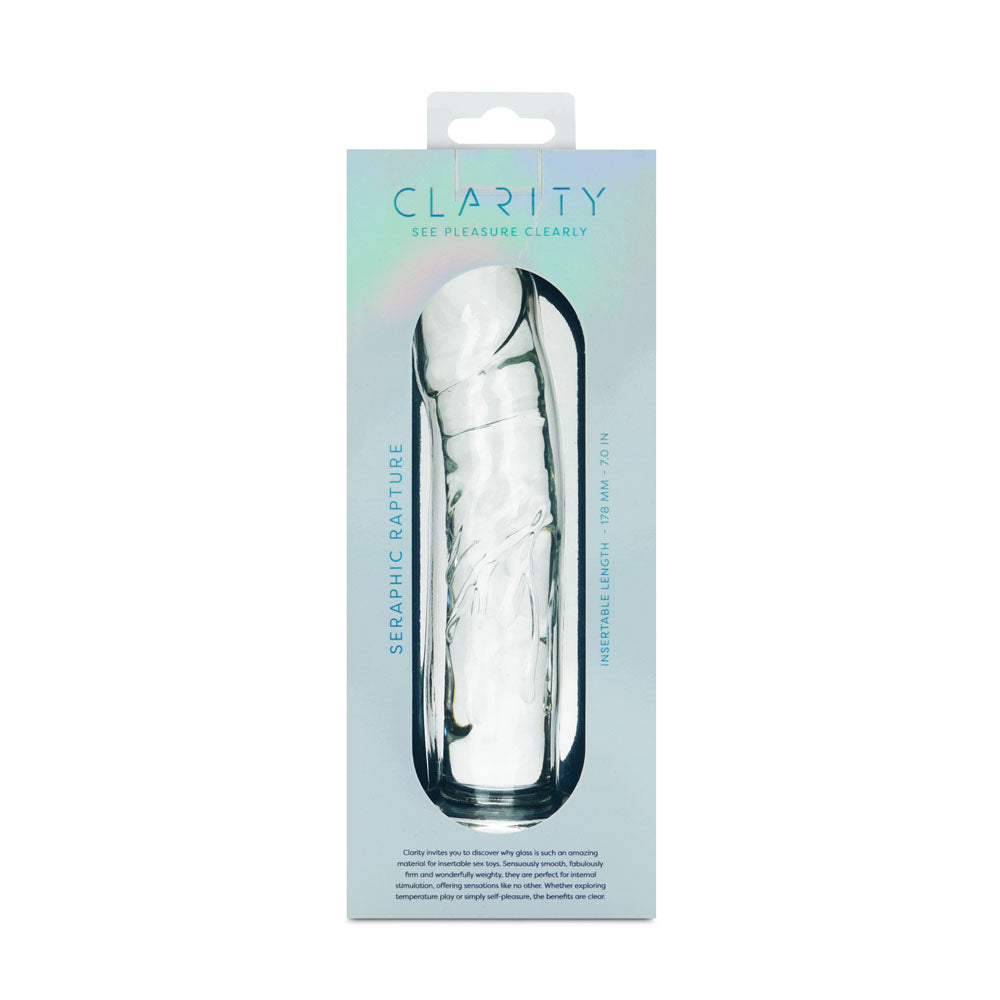 Clarity Seraphic Rapture (Clear) – 17.8 cm Sculpted Glass Dildo > Glass > Dildos