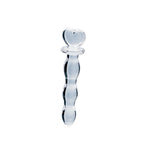Hera's Cascade Handblown Borosilicate Glass Dildo – Sculptural Handle 5.9 Inch Insertable Length > Glass > Dildos