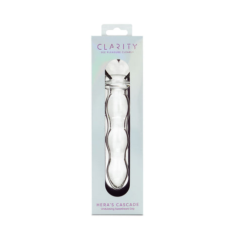 Clarity Hera's Cascade – 15 cm Sculptural Glass Dildo GLASS TOYS