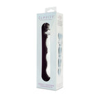 Hera's Cascade Handblown Borosilicate Glass Dildo – Sculptural Handle 5.9 Inch Insertable Length > Glass > Dildos
