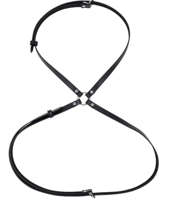 Shadow Body Harness – Faux Leather Adjustable Body Harness > Clothes > Womens Harnesses Main image