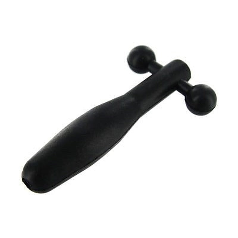 Silicone Cum-Thru Barbell Penis Plug by XR Brands - Penis Plugs Main image