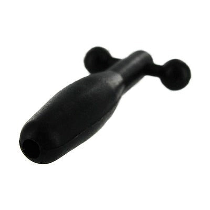 Silicone Cum-Thru Barbell Penis Plug – Flexible Lightweight Urethral Toy Secondary image