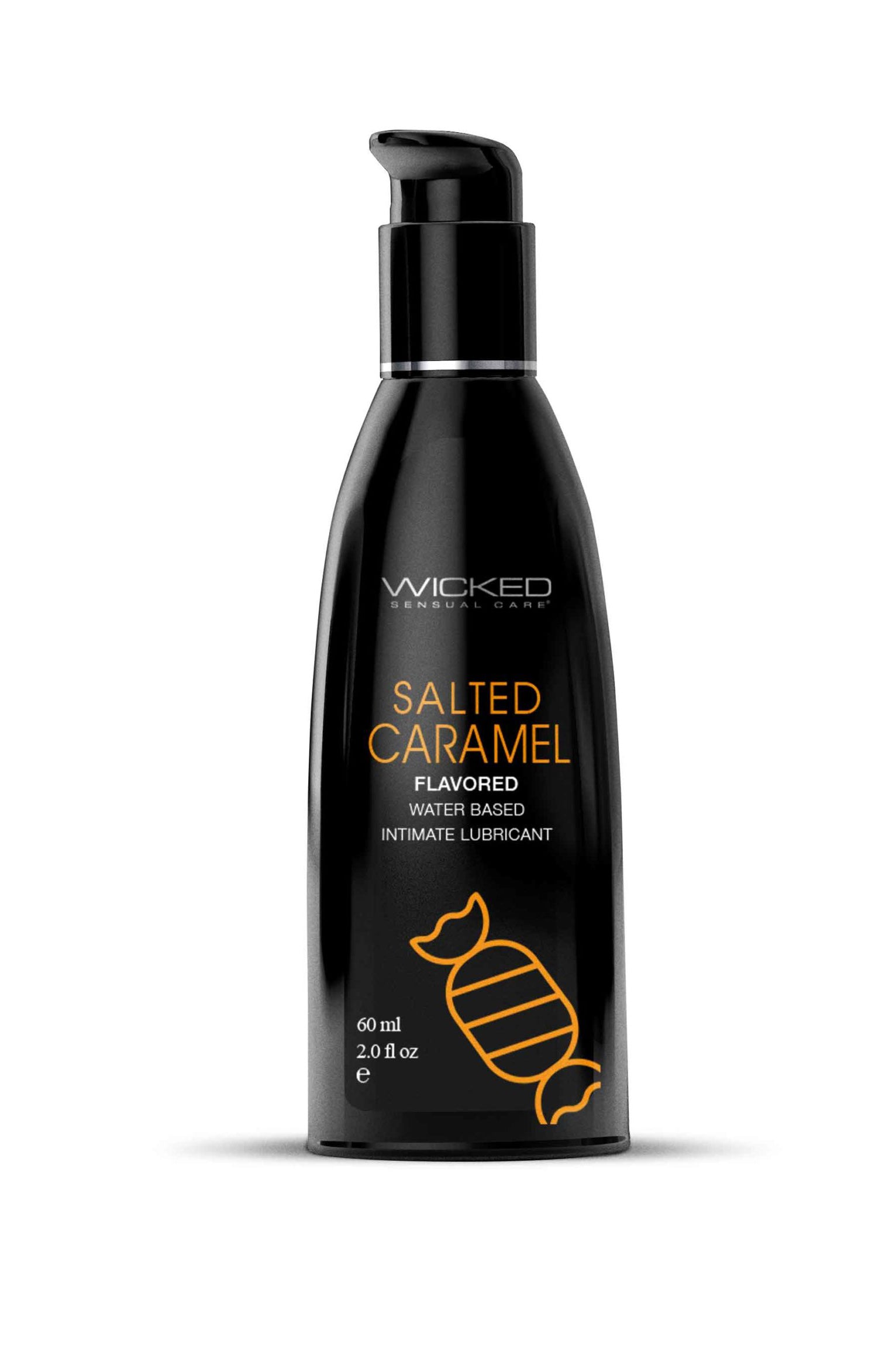 Wicked Aqua Salted Caramel Lubricant 60ml - Lickable Pleasure ... No Colour Selected > Lube > Flavoured